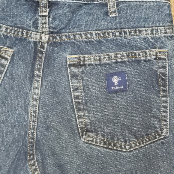 RK Brand Mens Size 34x32 Straight Leg Jeans Mid-rise Casual Cowboycore Gorpcore - Picture 7 of 8
